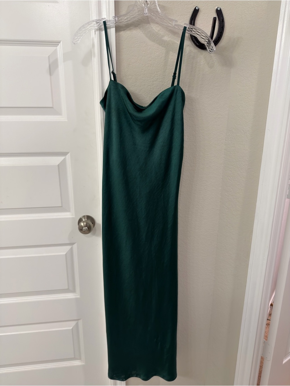 Billy J Emerald Green Slip Maxi Dress